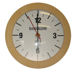 Sauna Uhr
