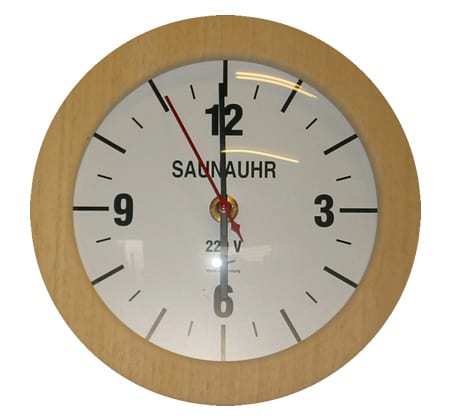Sauna Uhr